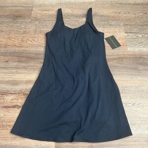 NWT Danskin Navy Mini Athletic Challenger Dress Built In Bra and Shorts Size XS